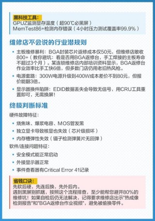 显卡黑屏修一下多少钱，显卡黑屏后点不亮