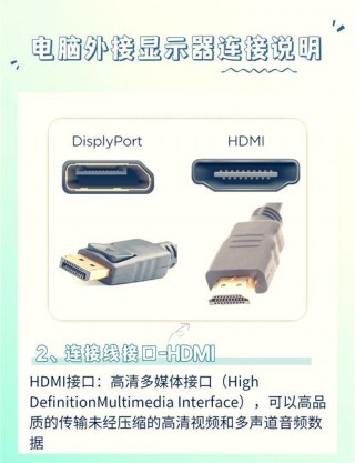 笔记本连接显示器用什么线，笔记本电脑接显示器用什么线