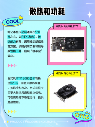 台式电脑显卡和笔记本显卡一样吗？台式显卡和笔记本显卡性能对比