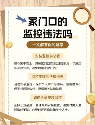自家门口装监控摄像头怎么装，如何在自家门口装摄像头