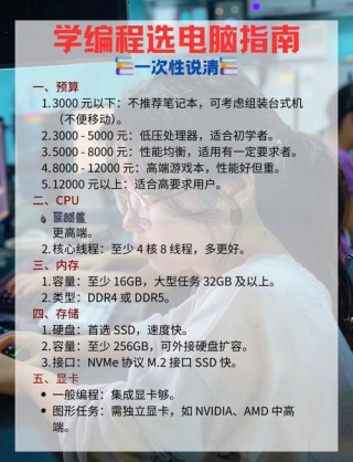 编程新手笔记本电脑推荐？编程入门笔记本电脑推荐