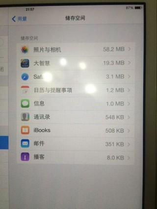 ipad啥也没下内存满了，ipad没有内存？