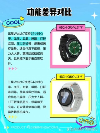 三星lte手表和蓝牙的区别？三星watch蓝牙版和lte版区别