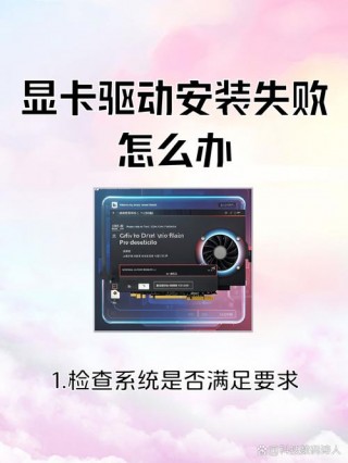 独立显卡安装失败怎么办，独立显卡安装方式？