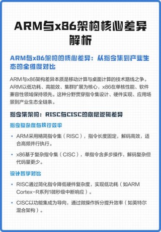 如何判断自己电脑arm还是x86？arm和x86怎么看