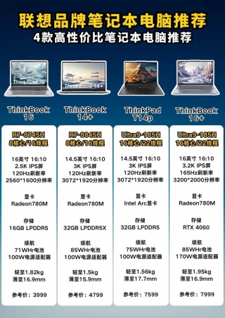 联想笔记本电脑台机推荐，联想笔记本推荐哪款？