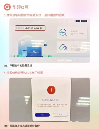 华硕笔记本电脑恢复出厂设置步骤，华硕笔记本电脑怎么样恢复出厂设置？