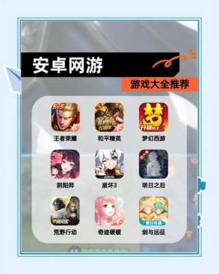 安卓游戏排名，安卓游戏app排名？