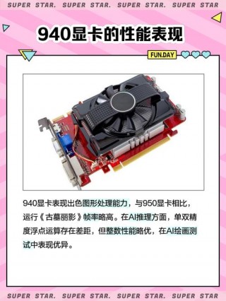 940mx显卡显存多大，940mx显卡参数