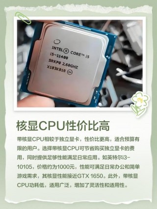 amd的cpu有核显吗？amd cpu哪些带核显
