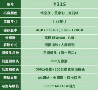 vivoy31s多少英寸？vivoy31s多少英寸在哪里看