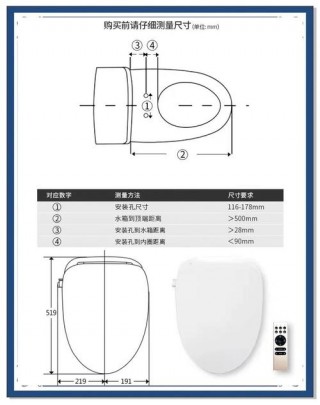 买马桶盖怎么量尺寸，马桶盖坏了怎么看型号？
