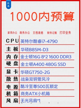 组装i5电脑大概多少钱，组装一台i5主机多少钱？