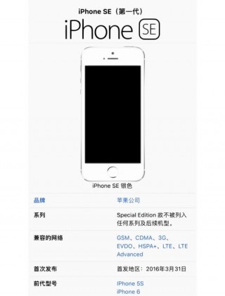 苹果se第一代屏幕多大？iphonese第一代屏幕尺寸