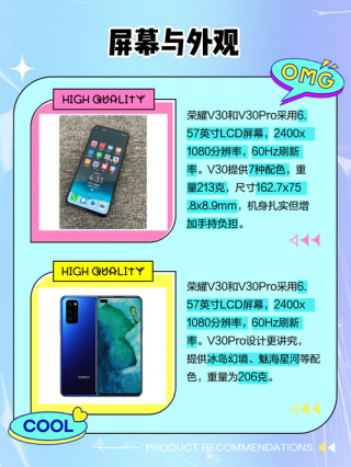 荣耀30和p30pro哪个好，荣耀30对比p30pro