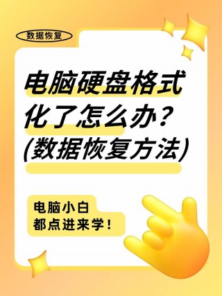 格式化的硬盘能恢复吗，格式化的硬盘能恢复吗怎么弄