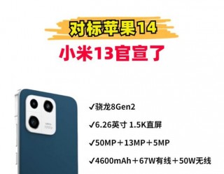 小米13什么时间发布，今天小米13系统发布？