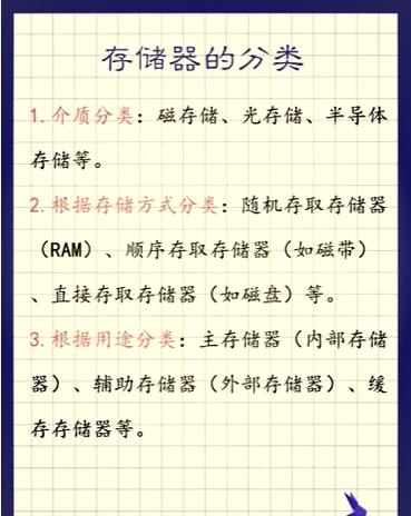 内存和外存的区别是什么?
