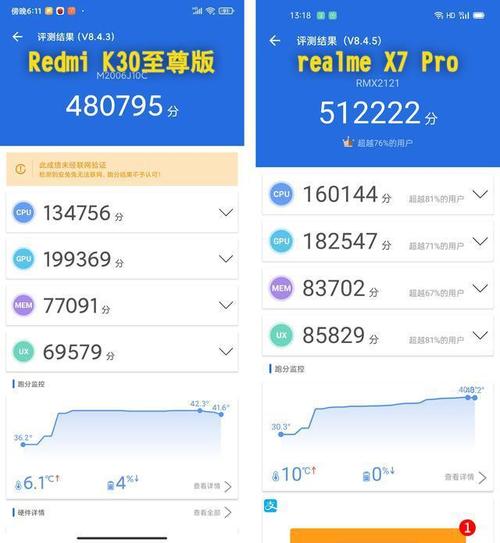 vivoY73s和realmeX7Pro哪个更值得入手-参数区别对比