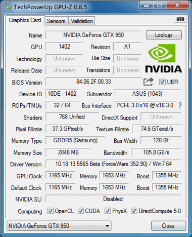 gtx950m什么级别的显卡?