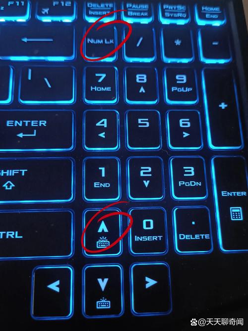 华硕笔记本里的小键盘灯怎么关闭?