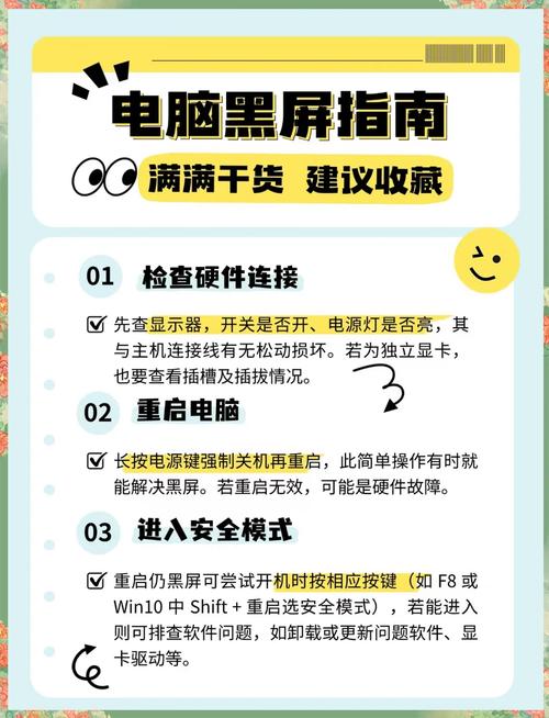 电脑重装系统后黑屏怎么办