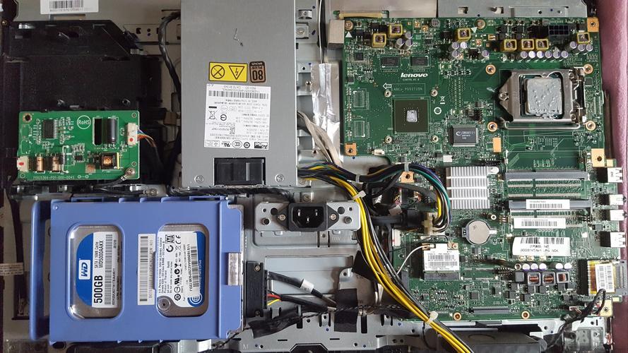 联想一体机电脑显卡在哪个位置图