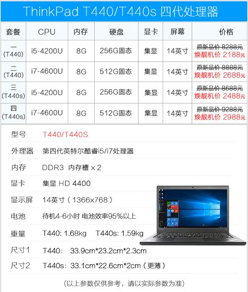 t440s笔记本参数