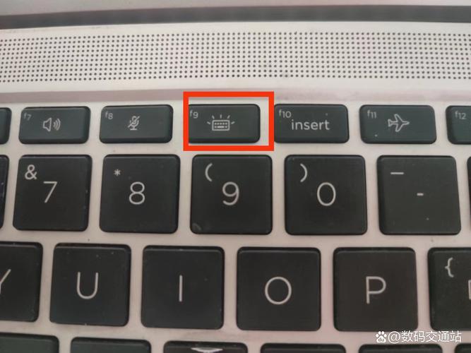 惠普笔记本键盘灯开关