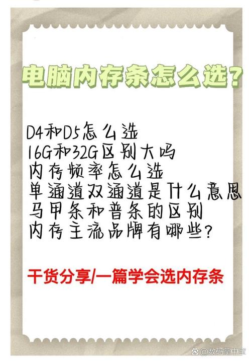 笔记本内存条怎么选