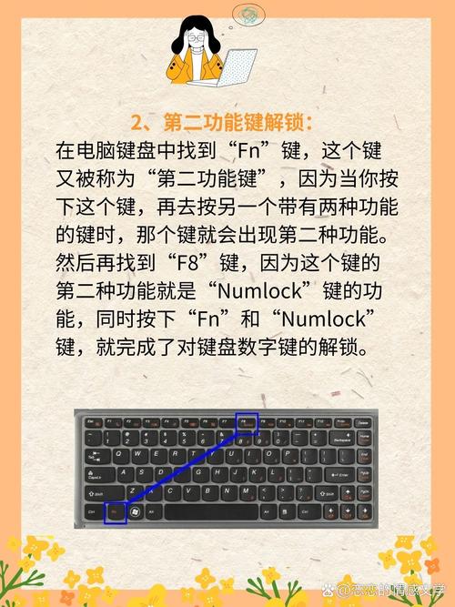 笔记本电脑的键盘锁了,怎么解开?