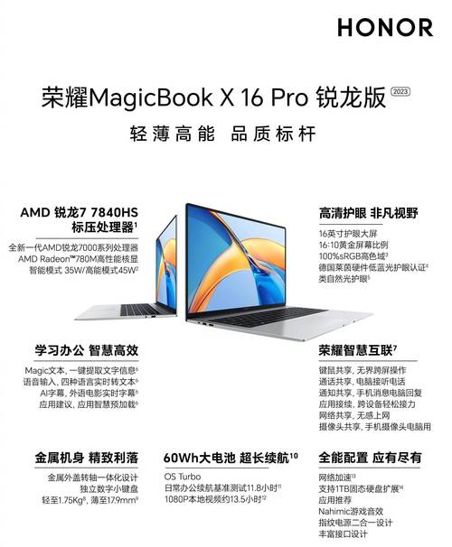 荣耀MagicBook锐龙触屏版-详细介绍