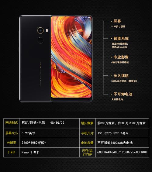 小米mix2是什么配置