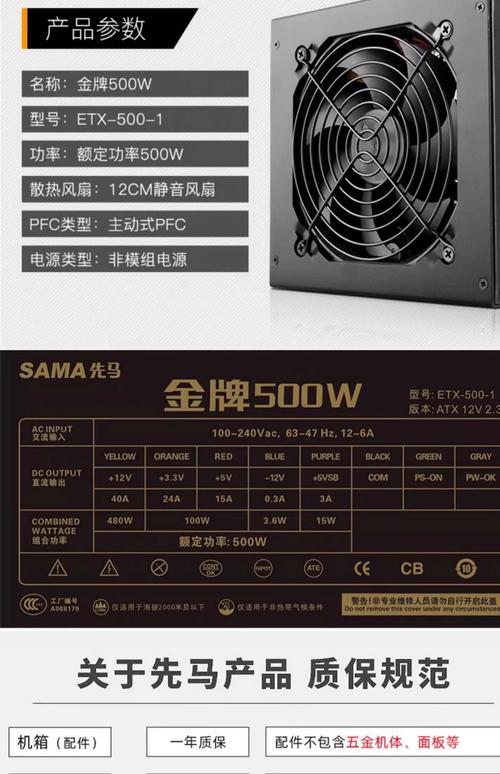 台式机电源多少w合适?