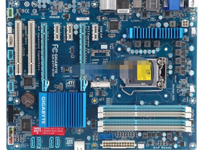 技嘉z77d3h主板支持内存四通道嘛