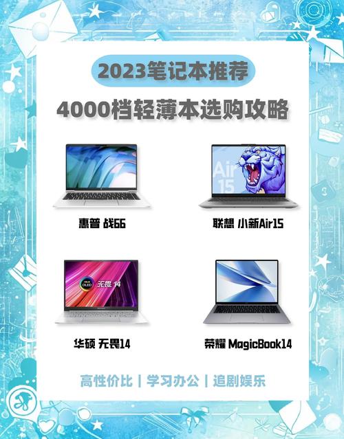 4000元预算内有哪些轻薄便携的笔记本值得购买?
