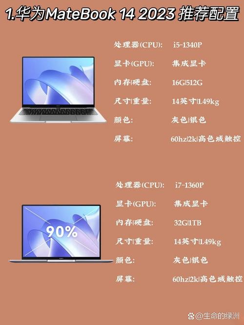 华为matebook13和14哪个好2021款