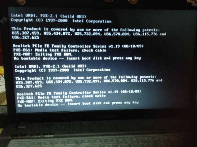 硬盘坏了开机会显示什么