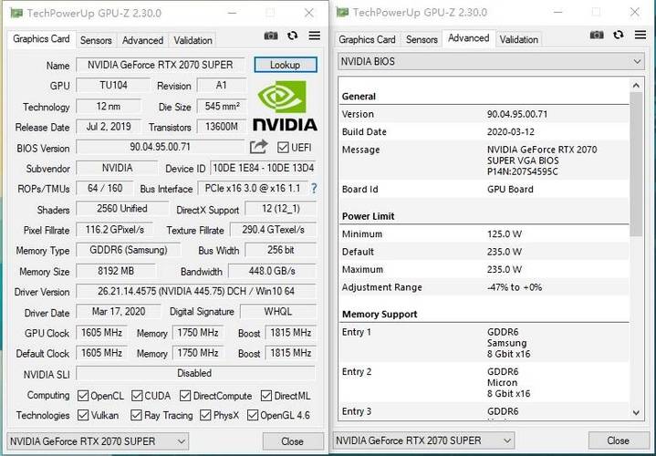 RTX2070Super和RTX3060Ti现在还值得买?
