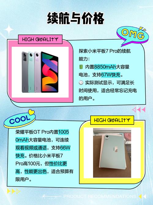 荣耀平板和小米平板哪个好