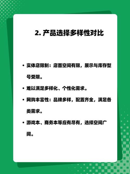 网上买电脑和实体店买有啥区别