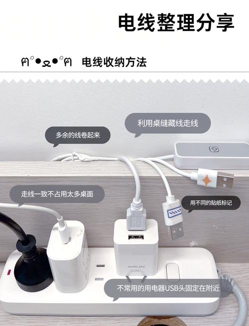 笔记本电脑充电线缠绕收纳方法