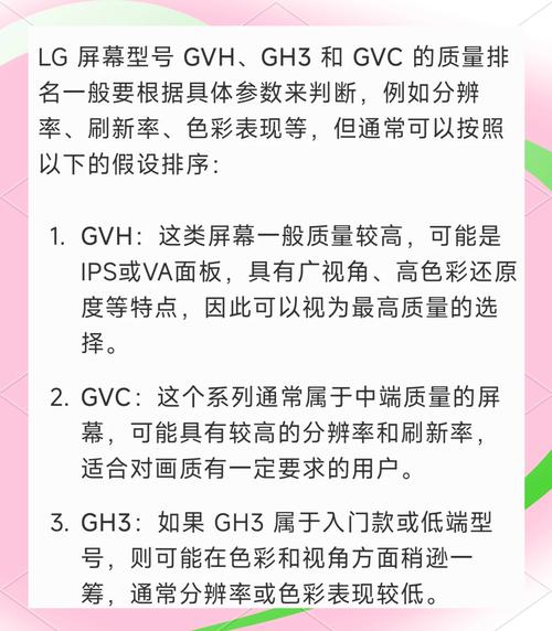 gvc屏幕属于什么档次