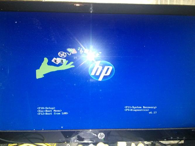惠普台式电脑光盘启动