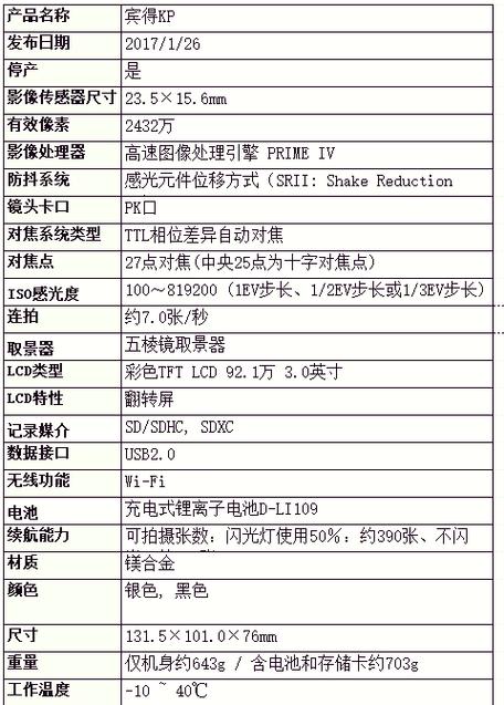 宾得K5最大支持多大的储存卡