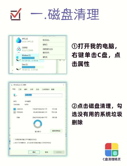 电脑c盘变红了怎么清理