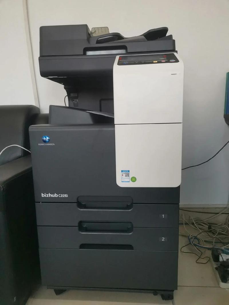 柯美c226打印,后面太浅