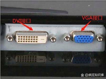 电脑显示屏上有两个接口一个是VGA,一个是DVI,请问这两个接口作用一样...
