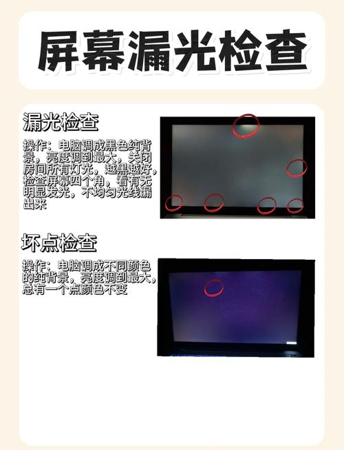 笔记本屏幕左下角左上角泛白是什么情况?