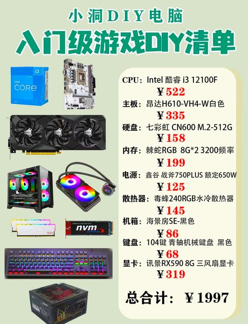 i54560加上华硕b85加上8G内存这样组装电脑大概多少钱